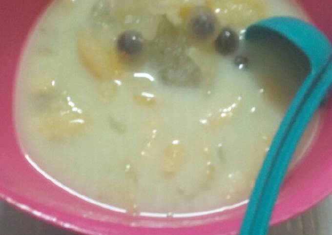 Standar Cara termudah bikin Es buah seadanya  lezat