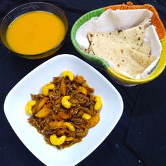 A picture of Kaju Karela.