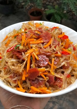 Foto resep Mie goreng diet (sirataki)