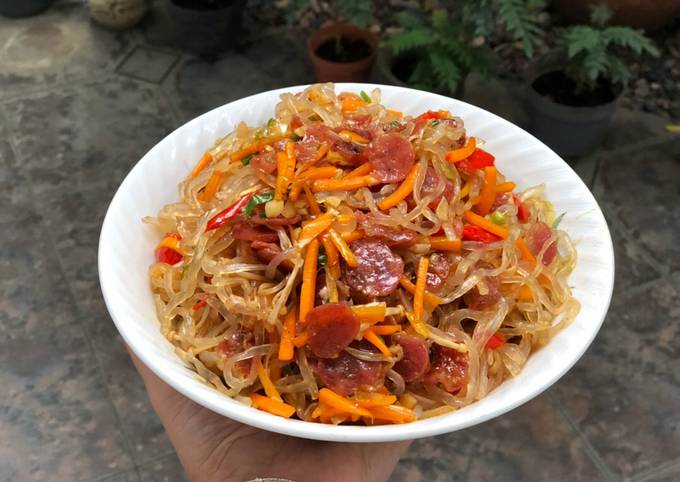 Resep Mie goreng diet (sirataki) Anti Gagal