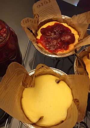 รูปของ 🧀🥞 บาสก์ชีสเค้ก….❤️…..หวานน้อย….หอม….มัน….ละมุนลิ้น 🧀🥞