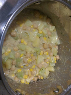 Una foto de Crema de garbanzos