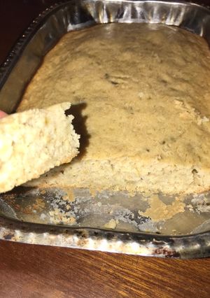 Una foto de Budín de banana y avena