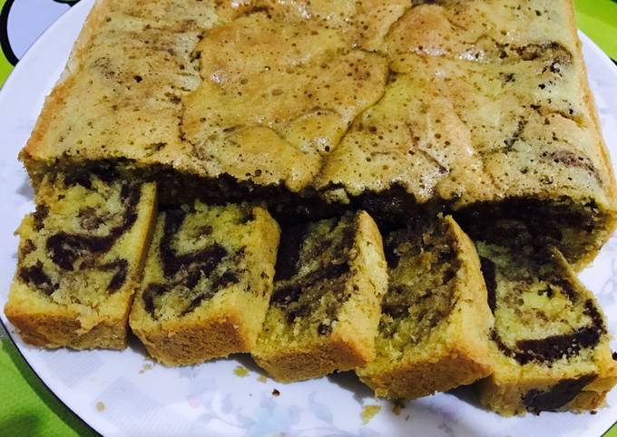 Resep Marble Cake Lembut Lemes Endeus Maknyeess oleh