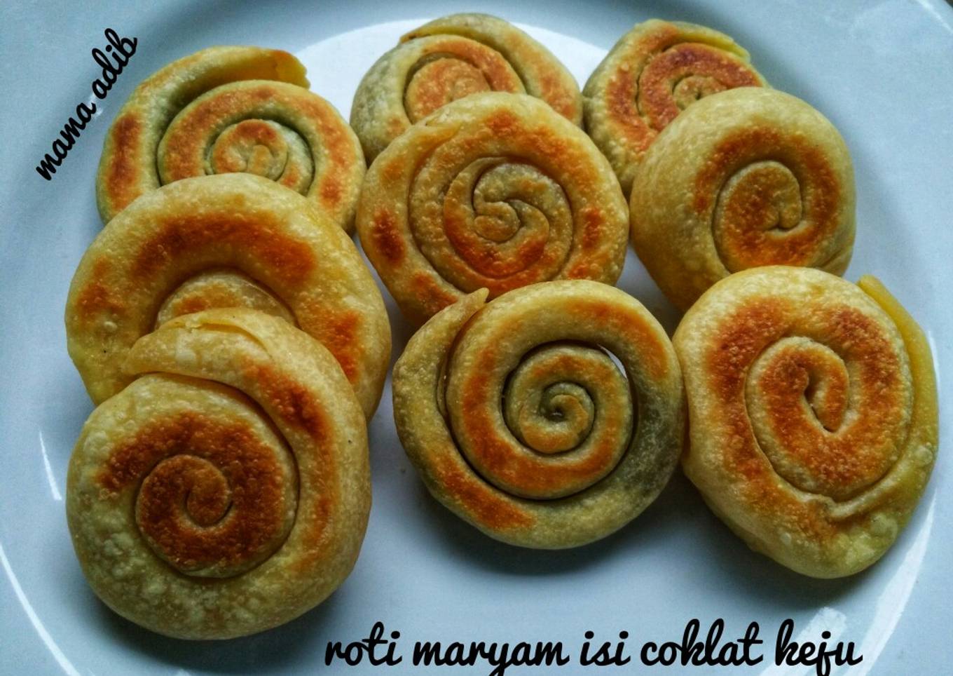 Roti maryam isi coklat keju