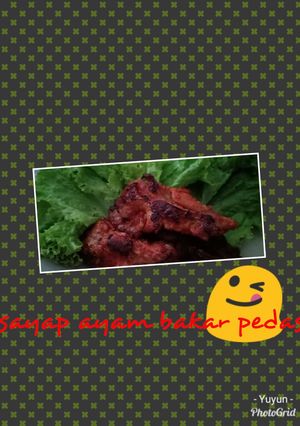 Foto resep Sayap ayam bakar pedas