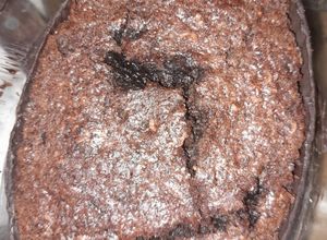 Una foto de Relleno volcán para huevo de Pascua con avena