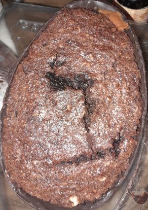 Una foto de Relleno volcán para huevo de Pascua con avena