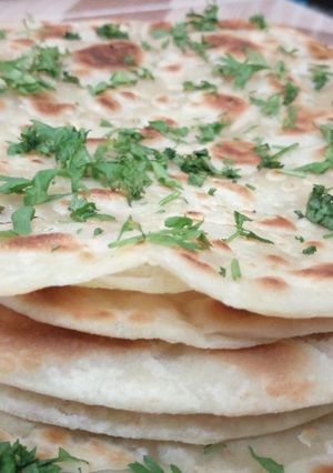 A picture of Three -ingredients Flat Bread Recipe.