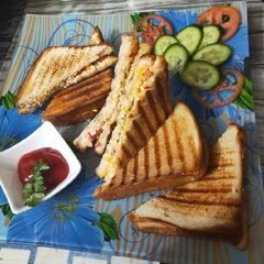 A picture of Mayo sandwich.
