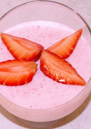 Une photo de Mousse aux fraises