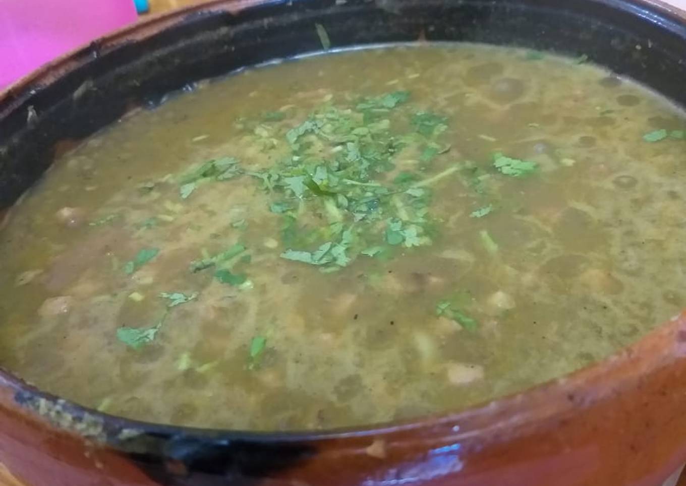 Lentejas en salsa verde