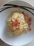 Vermicelli con gamberi, guanciale e crema di pecorino 🦐🥓🧀