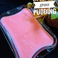 China grass pudding A picture of China grass pudding.