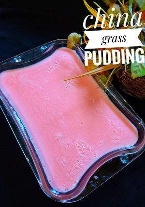 A picture of China grass pudding.