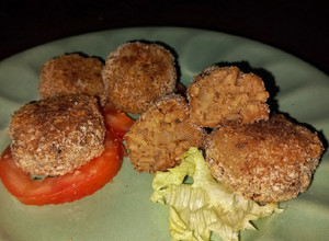 Una foto de Albóndigas caseras (vegetarianas de soja texturizada)