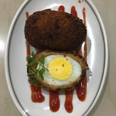 A picture of Scotch Eggs.
