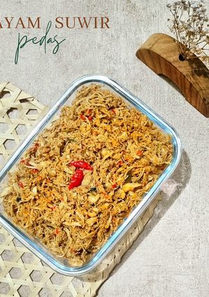 Foto resep Ayam Suwir Pedas (Olahan Ayam Ungkep/Rebus)