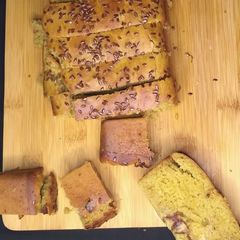 A picture of Dates and banana cake.