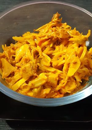 A picture of Jackfruit dry veg.