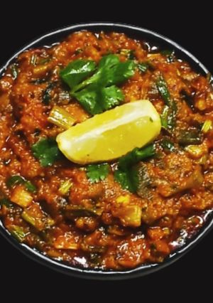 A picture of Bottle gourd bharta.