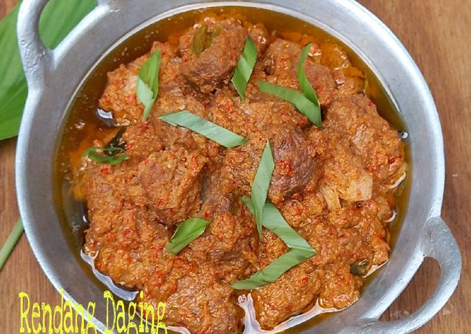 Cara Gampang Membuat Rendang Daging khas Aceh, Sempurna