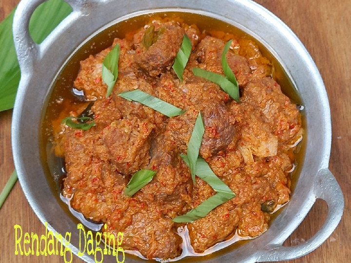 Cara Gampang Membuat Rendang Daging khas Aceh, Sempurna