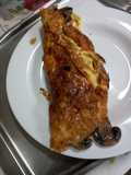 Omelette de champiñones, cebolla y queso (optativo)