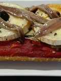 Grilled Vegetable Toast with Goat Cheese and Anchovies
