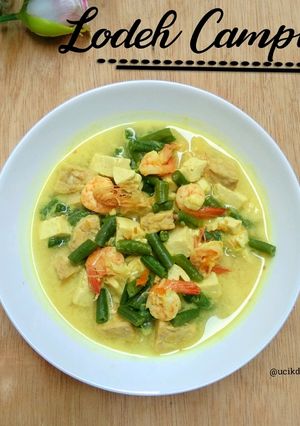 Foto resep Lodeh campur menu kiddos