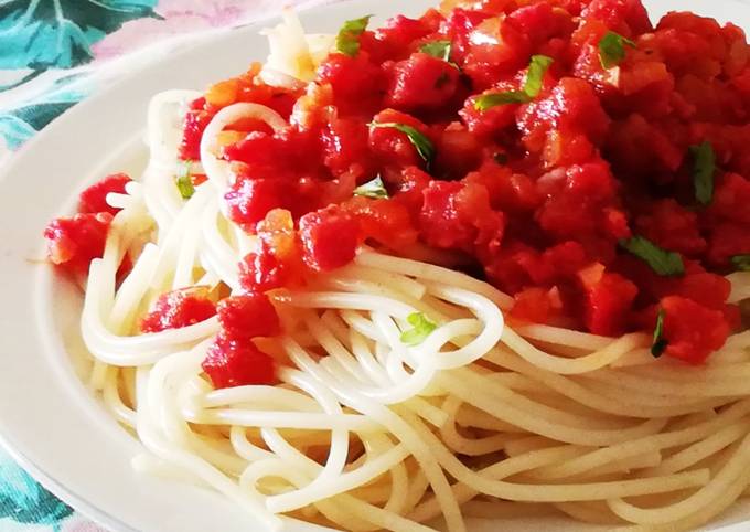 Vermicelli con Chorizo Ahumado Receta de Avilia31- Cookpad