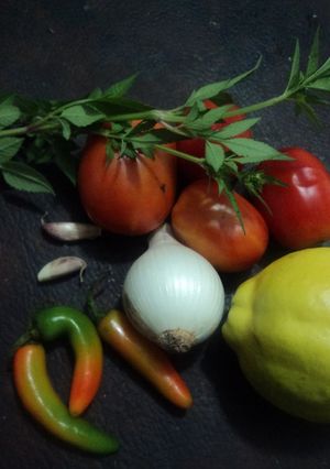 Una foto de Salsa Mexicana de membrillo otoñal, las correa del Ocote