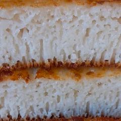 A picture of Rice cake (mkate wa sinia).
