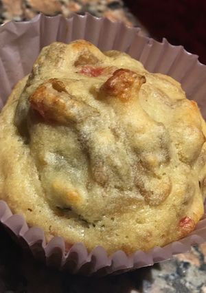 Una foto de Cupcakes de verdura y queso