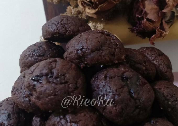 Resep Cookies Double Choco NO OVEN, Menggugah Selera