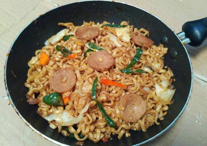 Mie Goreng Teriyaki (Bumbu Iris dan Simple)