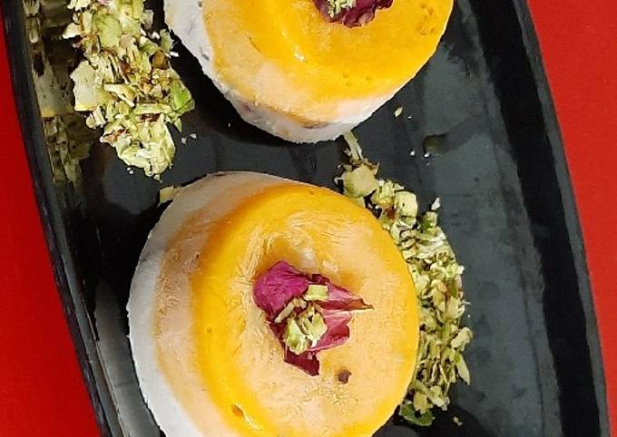 Vegan Mango Coconut Rose Petals Kulfi