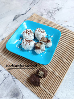 Foto resep Mochi wafer caramel