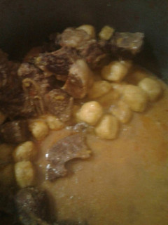 Una foto de Bori bori con carne