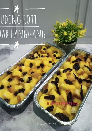 Foto resep Puding roti tawar panggang