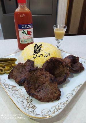 عکسی از دستور استیک گوشت
