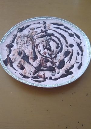 Una foto de Tarta con mousse de frutillas