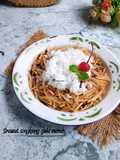 Srawut singkong gula merah