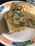 Pan de espinacas y zanahoria