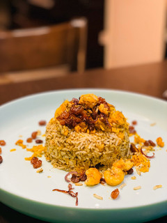 عکسی از دستور پلو میگو