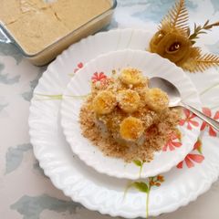 A picture of Makhana Pudding.