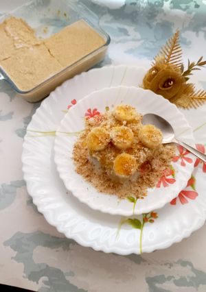 A picture of Makhana Pudding.