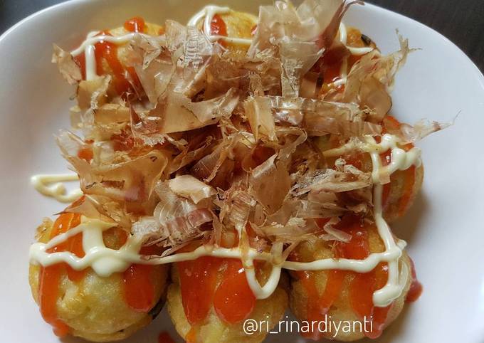 Resep 7 Takoyaki Isi Sosis Ayam Oleh Mommy Nadhifa Cookpad