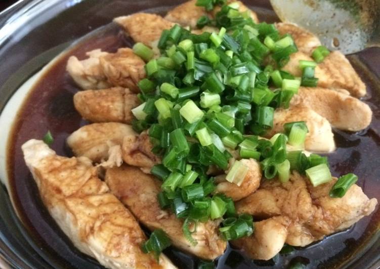 Chicken teriyaki steam