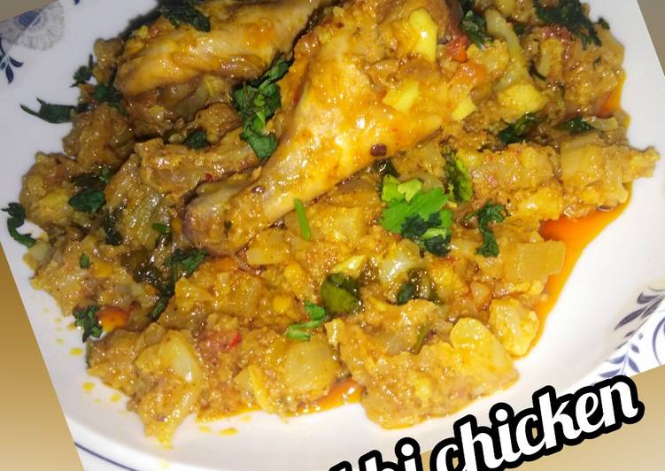 Simple Way to Make Perfect Gobhi chicken